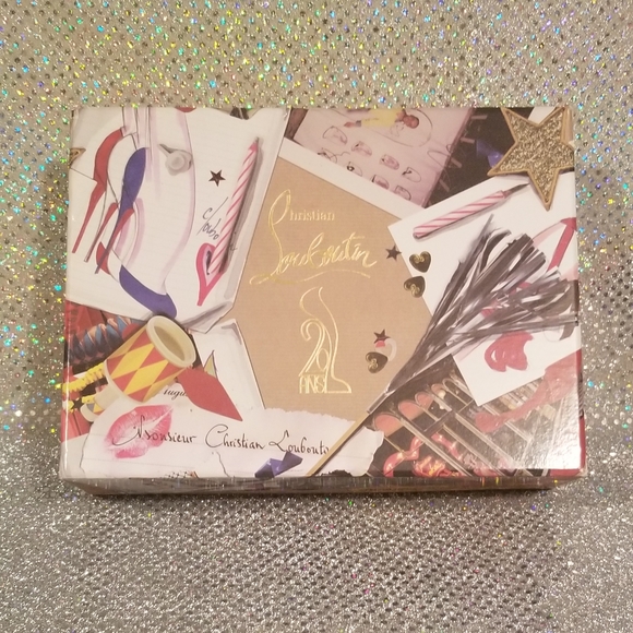 20th Anniversary Louboutins Black Pensee 100 mm sz 38.5 Complete Original Set - Picture 14 of 16